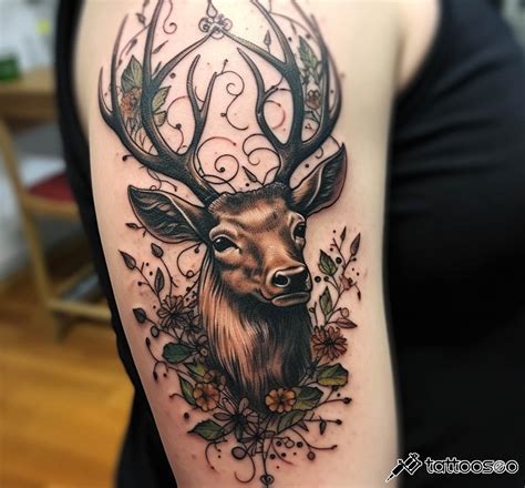 Stag Tattoo Meaning Designs And Ideas Tattoo Seo