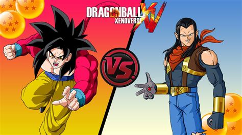 Dragonball Xenoverse Ssj4 Goku Vs Super 17 Youtube
