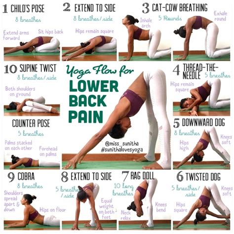 Lower Back Stretches Yoga