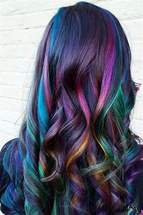 Rainbow Hair Colors Home Interior Design