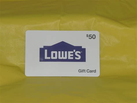 Lowes 50 T Card