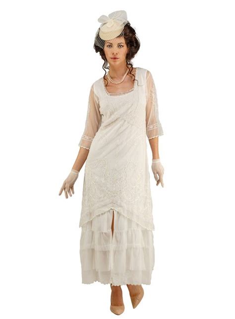 Titanic Tea Party Dress In Ivory By Nataya Vintage Style Wedding