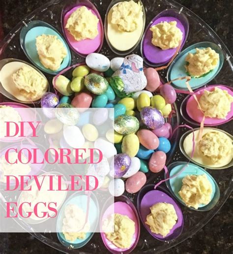 Colored Deviled Eggs For Easter Grandmas Deviled Egg Recipe
