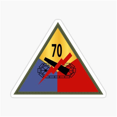 Army 70th Tank Battalion Ssi Sticker For Sale By Twix123844 Redbubble