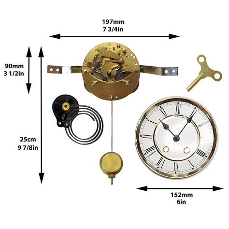 Wall Or Mantle Clock Kit Wmkit4 Clockworks Clockworks
