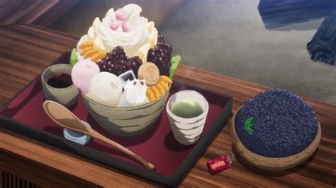 Itadakimasu Anime Anmitsu And A Bowl Of Blueberries Kantai