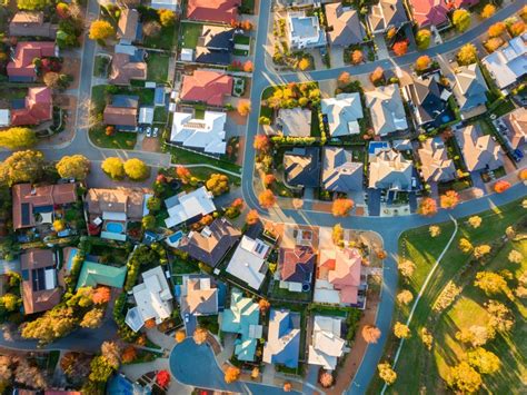 Aerial View Of A Typical Suburb In Australia Solaris Finance