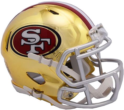 Riddell San Francisco 49ers Chrome Alternate Speed Mini Helmet