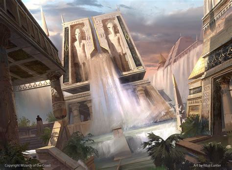 Island Mtg Art From Amonkhet Set By Titus Lunter Art Of Magic The