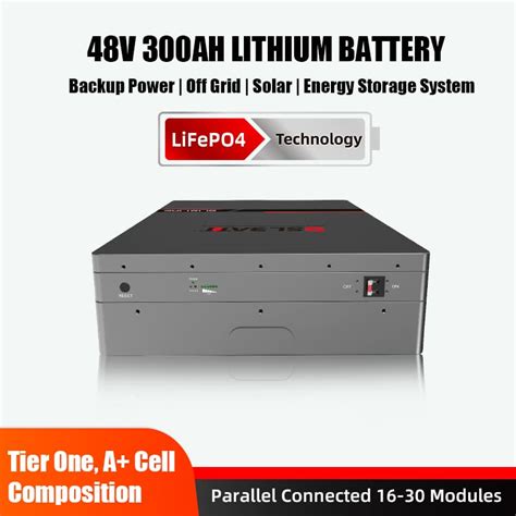 15kwh Solar Wall Battery 48v 300ah Lithium Ion Home Solar Battery Tesla Alternative