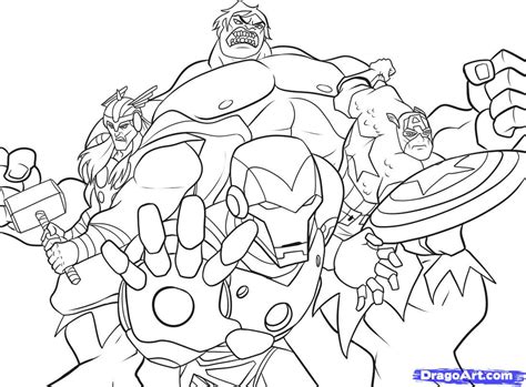 Select one of 1000 printable coloring pages of the category other. Avengers to print for free - Avengers Kids Coloring Pages