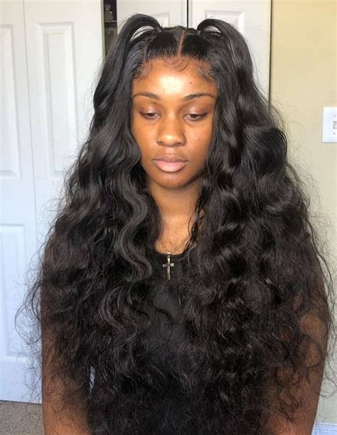 Thriving Hair Pre Plucked Glueless Brazilian Virgin Hair 13×6 Hd Lace Front Wigs Wavy Human Hair