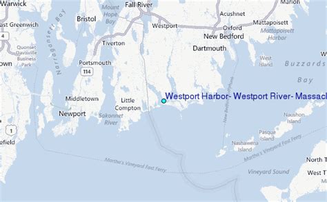 Westport Harbor Westport River Massachusetts Tide Station Location Guide