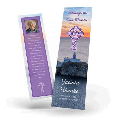 Baily Lighthouse Howth Bookmark Memorial Bookmarks Dublin