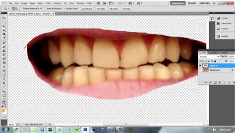 Adobe Photoshop Cs5 How To Whiten Teeth Youtube