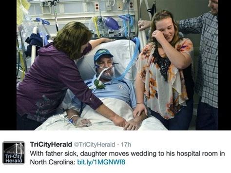 Daughter Moves Wedding To Dads Hospital Room