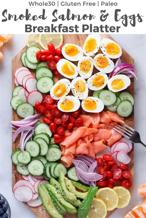 16 of 23 breakfast egg salad. Smoked Salmon and Eggs Breakfast Platter | Recipe ...