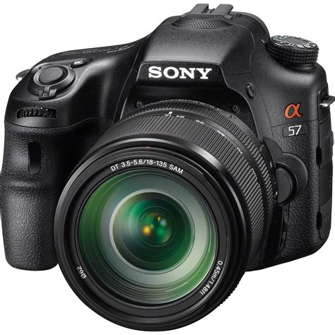 Sony Alpha Slt A57 Dslr Digital Camera With 18 135mm Lens Bandh