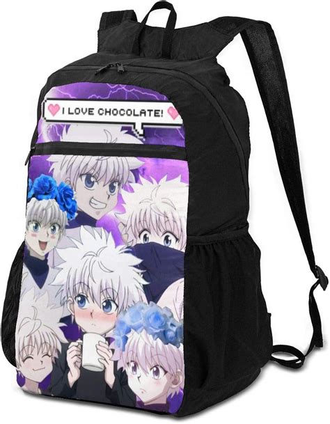 Adult Soft Travel Backpack Anti Dirt Compartment Anime