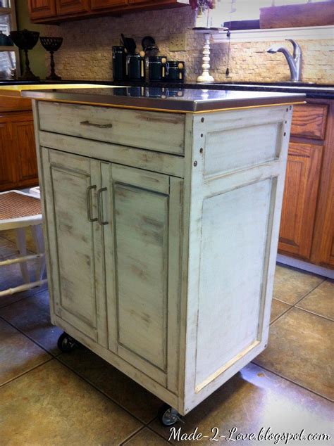 Made To Love Distressed Kitchen Island