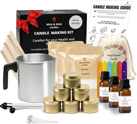 candle making kit for adults and teens soy wax candle making supplies full candle