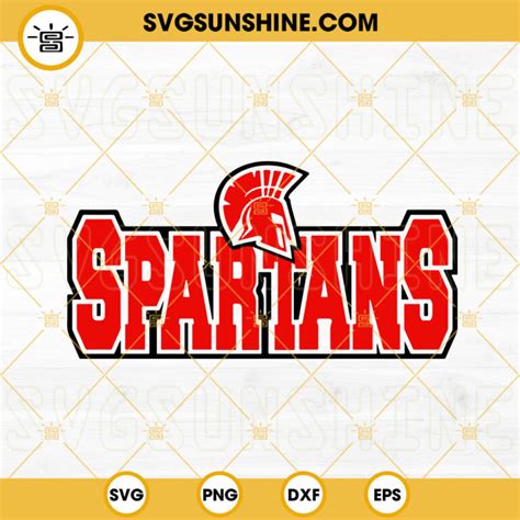 Spartans Svg Michigan State Spartans Svg Msu Football Svg Png Dxf Eps