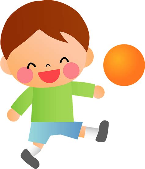 Boy Is Playing With A Ball Clipart Free Download Transparent Png