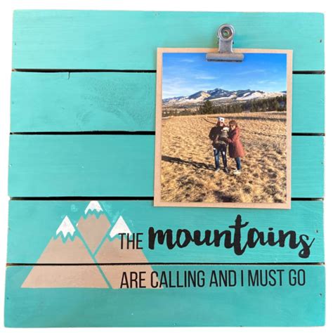 Mountains Are Calling Pallet Plaque Crafts Direct