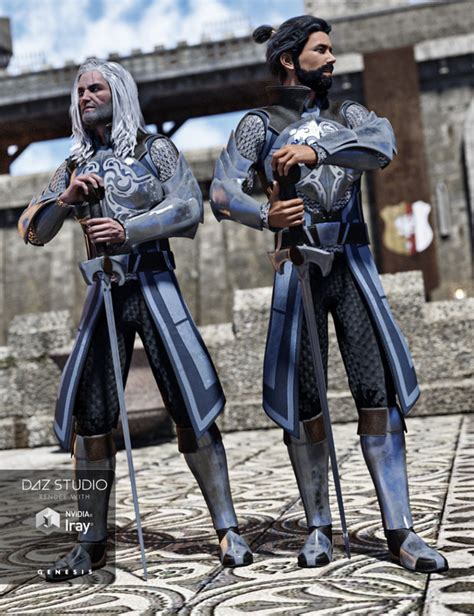 Elven Knight Armor Male Textures 3d Community