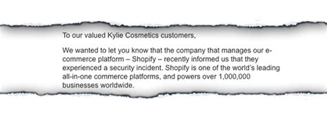 Kylie Jenner Warns Customers Concerning The Security Breach On Her Cosmetics Shopping Site Empire