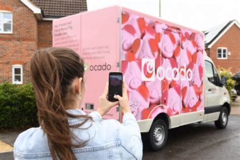 Bp Rolls Signs And Graphics Complete Percy Pig Livery For Ocado Mands