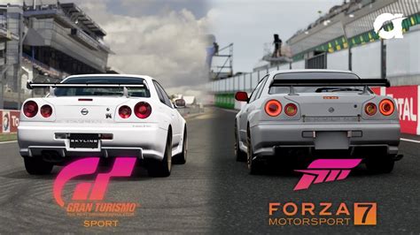 Forza Motorsport Vs Gran Turismo Sport Graphics Comparison YouTube