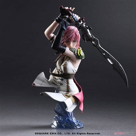 Close Static Arts Bust Final Fantasy Xiii Lightning Pvc Figure Package Lightning Final