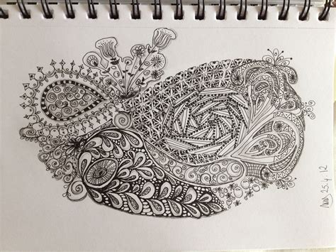 Intricate Paisley Doodle Paisley Doodle Pattern Art Paisley Tattoos