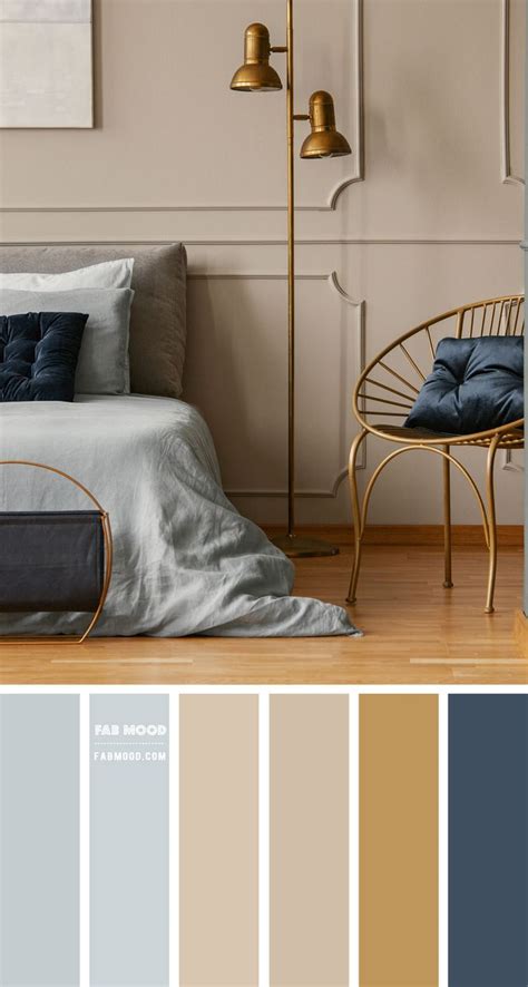 Beige And Blue Colour Scheme For Bedroom Deco Chambre A Coucher