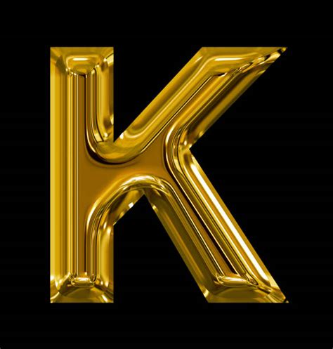 Royalty Free Gold Color 3d Letter K Pictures Images And Stock Photos