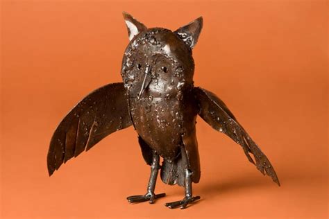 Medium Flying Owl Sculpture Wow