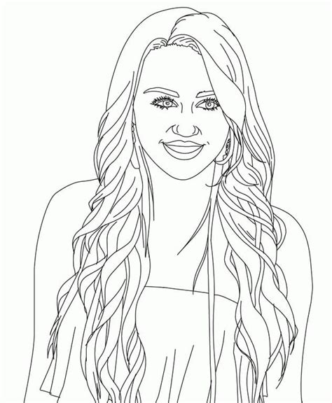 Hannah Montana Printable Coloring Page Free Printable Coloring Pages