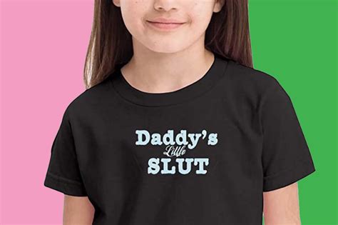 Daddys Little Slut Childrens T Shirt Removed From Amazon