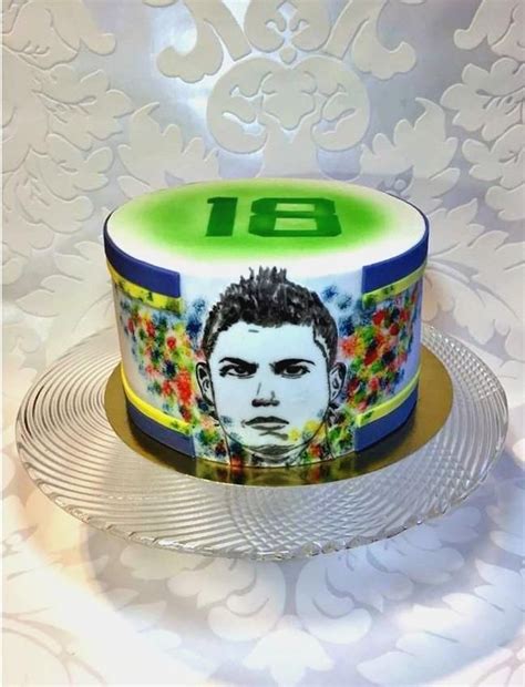 Sweet 18 Cristiano Ronaldo By Frufi Sports Themed Cakes Sport