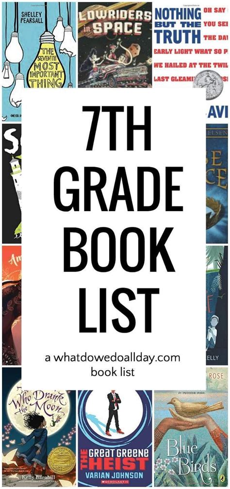 Diverse 7th Grade Summer Reading List Middle School Books School