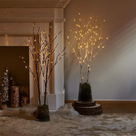 Lighted Twig Branches Xmas Tree Garland Indoor Branch Etsy