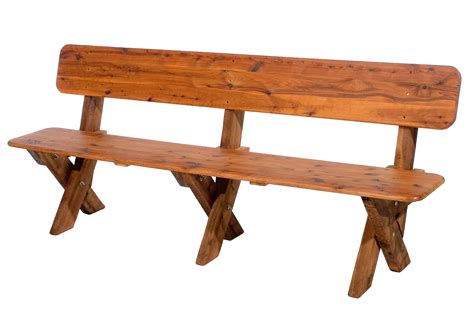 Vasagle dining bench, table bench set，pair of 2, industrial style indoor benches, 42.5 x 12.8 x 19.7 inches, durable metal frame, for kitchen, dining room, living room, rustic brown uktb33x 4.6 out of 5 stars 948 Four Seat High Back Cypress Outdoor Timber Bench | Outdoor ...