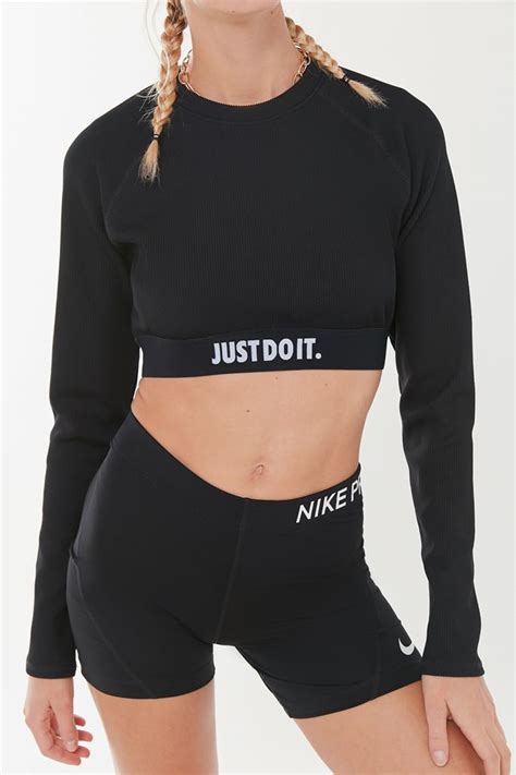 Nike Sportswear Ribbed Long Sleeve Top Urban Outfitters