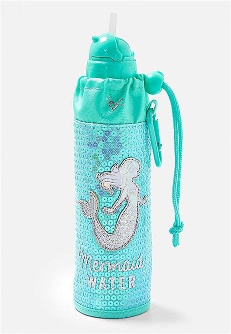 Mermaid Sleeved Water Bottle Justice Mermaid Bag Mermaid Water