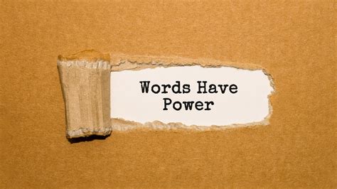 The Power Of Words And Thoughts In Transforming Life