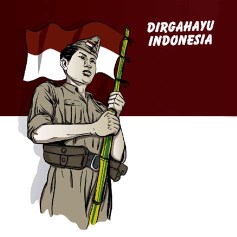 30 Gambar Bertema Kemerdekaan Indonesia 17 Agustus 1945