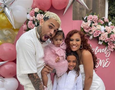 Chris Brown Children Meet Royalty Lovely Simphani And Aeko Brown