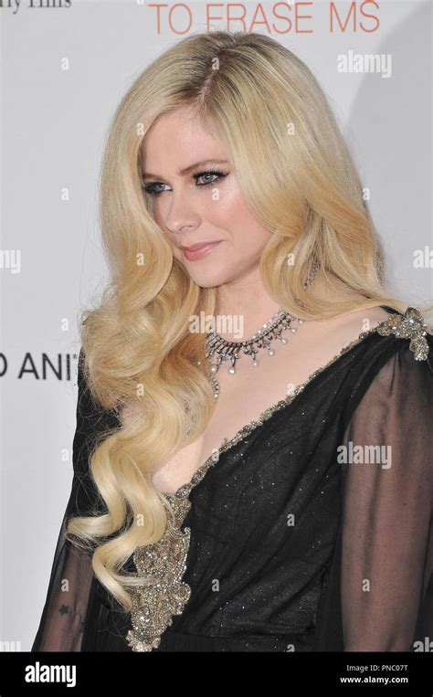 Avril Lavigne At The 25th Annual Race To Erase Ms Gala Held At The Beverly Hilton In Beverly