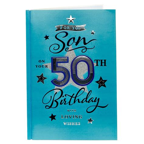 Amazing Son 50th Birthday Card In The Year 2023 Access Here
